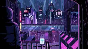 Sci Fi Series Pixel City Pixel Art Pixel Animation