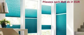 Plissees Nach Mass Ab 31 Eur Perfekter Sonnenschutz De