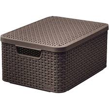 Cutie Depozitare Curver Cu Manere Si Capac Rattan 18l M Maro Emag Ro Outdoor Furniture Outdoor Ottoman Outdoor Storage Box