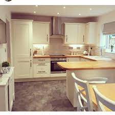 Crema castello tumbled limestone tiles available in large and small sizes for floor and wall tiles. Little Tbt To The Hideous Blue Tiles Long Gone Thank God By Changing Such A Small Thing Our Kitc Small Kitchen Diner Kitchen Design Small Kitchen Layout