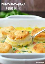 Dump And Bake Chicken Pot Pie Recipe The Seasoned Mom