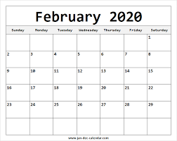 February Calendar 2020 Template August Calendar December Calendar September Calendar