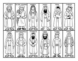 1000 about bible jesus 12 apostles 12 disciples fisher. Coloring Page Of Jesus Twelve Disciples Stock Photo Picture And Royalty Free Image Image 126584206