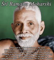 On Jung and Ramana Maharshi ** (1/7/2014) There is a plainly evident  contrast between the dispassionate state of stillness and *inner peace  *that I experience when I meditate, and the excited state