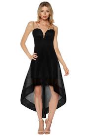 Sheike Frankie Hi Low Dress Front