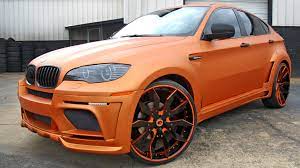 Matte Burnt Orange Hamman Widebody Bmw X6 By Butler Tire Rides Magazine Bmw X6 Bmw Custom Bmw