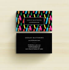 Substitute teachers may also leave them behind after filling in. Personalized Business Cards Colorful Brush Strokes Marker Etsy Artist Business Cards Personal Business Cards Colorful Business Card