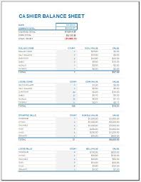 The main financial documents of the enterprise are a statement of cash flows and a balance sheet. Cash Drawer Reconciliation Sheet Template Excel Templates