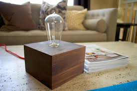 Recycledwood #tablelamp #diy diy recycled wood table lamp  woodworking / 목공  hand grinder sanding chisel edison. Wood Block Lamp 14 Steps With Pictures Instructables