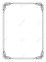 Formal Black And White Borders For Word Google Search Cornici Immagini Bordi
