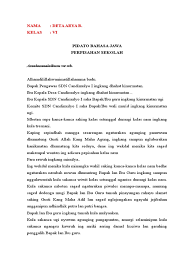 Semoga kedamaian dan keberkahan selalu menyertai kita semua. Pidato Bahasa Jawa Tentang Perpisahan Kelas 6 Kanal Jabar