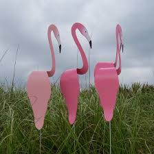 Pair Of Pink Flamingo Swirling Birds 3 Pink Shades To Choose Pink Flamingos Fun Wedding Decor Soft Shades
