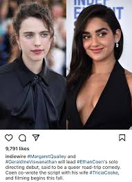 MARGARET QUALLEY DAILY — Margaret Qualley, Lena Dunham and Brad Pitt on  the...