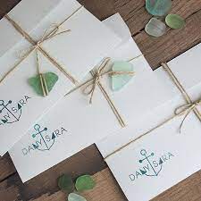 Claudia Bordin On Instagram Sea Glass Wedding Invitation Wedding Invitation Sea Seagla Sea Glass Wedding Sea Wedding Theme Nautical Wedding Invitations