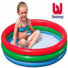 Rainbow ring pool, makin seru dengan pancuran air. 46 Kolam Renang Anak Ideas Pool Bestway Pool Float