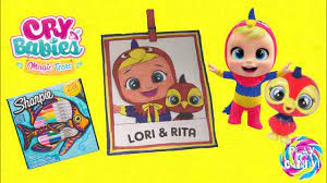 Cry babies magic tears coloring pages. Cry Babies Magic Tears Colour In Printable Sheets With Me Lori And Rita Youtube