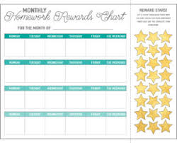 Homework Reward Charts Free Printables Live Craft Eat