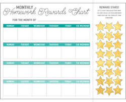 homework reward charts free printables live craft eat