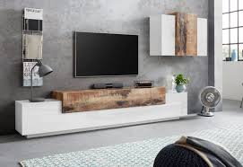 Wohnwand Coro Set 2 Tlg In 2020 Wohnen Wohnwand Wohnwand Weiss Holz