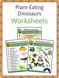 Your body needs the right fuel to grow, develop, and work properly. Plant Eating Dinosaurs Facts Worksheets For Kids
