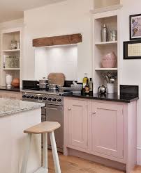 pink kitchen cabinets