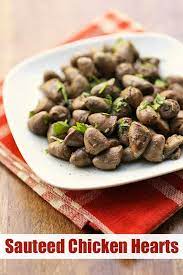 This Chicken Hearts Recipe Is Easy Healthy And Paleo Chicken Hearts Are Small And Delicate Chicken Heart Healthy Food Blogs Chicken Heart And Gizzard Recipe