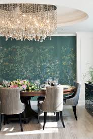 Chinoiserie wallpaper mural designs for the living room, bedroom and more! Handprinted Chinoiserie Wallpaper In Interior Design Transitional Dining Room Other By Nsr Handcrafts Houzz