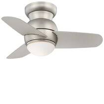 This fan is located in a bedroom at a rental beach house. Flush Mount Minka Aire Ceiling Fans You Ll Love In 2021 Wayfair