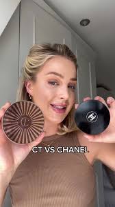 Which do you prefer? #charlottetilbury #bronzerhacks #glowymakeup  #chanelbronzer