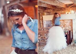 Blue Jean Baby Denim Jackets Chambray Shirts With Wedding Dresses Jeans Wedding Denim Wedding Blue Jean Wedding