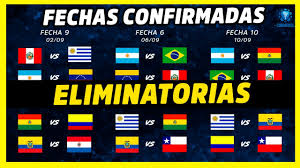 Tabla de posiciones de las eliminatorias sudamericanas qatar 2022. Nuevo Fixture Para Las Eliminatorias Sudamericanas Confirmadas Fecha 7 Y 8 Youtube