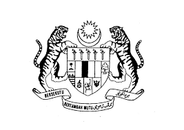 Red, black and yellow are for negeri sembilan. Jata Negara