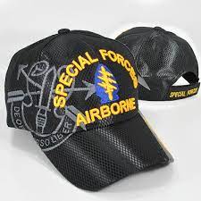 Special Forces Airborne Cap Mesh Black Army Hat Marine Corps Hats Special Forces