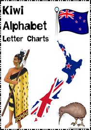 Kiwi Alphabet Letter Charts Nsw Nz Print