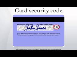 What is the security code on a card. Card Security Code Youtube