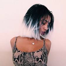 You need to make sure the transition from black to white looks. 50 Cool Ways To Wear Ombre If You Have Short Hair Hair Motive Hair Motive
