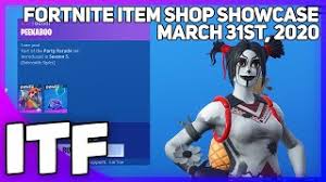 Release timeline, battle royale#development notes, save the world#development notes. Fortnite Item Shop New Clown Edit Styles March 31st 2020