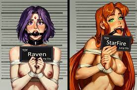 Raven Starfire mugshot by SanePerson 