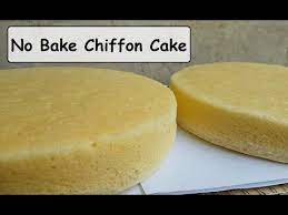 No Bake Ube Chiffon Cake Ube Mapuno Cake Chiffon Cake Youtube Chiffon Cake Cake Preparation Steamed Cake