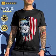 Independence Day 4th Of July Busch Light America Flag Shirt