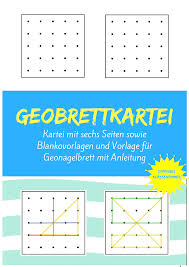 Sie entwickeln ein gefühl für farben und formen und. Geobrettkartei Unterrichtsmaterial Im Fach Mathematik Matheunterricht Unterrichtsmaterial Kartei