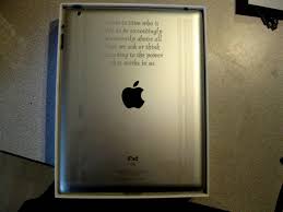 Ipad Laser Engraved Laser Engraving Ipad Engraving