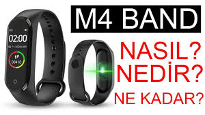 M4 Dokunmatik Renkli Ekran Akilli Bileklik Youtube