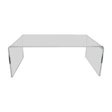Peekaboo acrylic tall coffee table is a cb2 exclusive. 60 Off Cb2 Cb2 Peekaboo Acrylic Coffee Table Tables