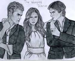 The vampire diaries dots line spirals coloring book new kind of stress relief coloring book for the vampire diaries fan's! Easy Cartoon Easy Vampire Diaries Drawings Novocom Top