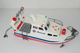 Playmobil Rescue Rettungsschiff Ariane Rettungskreuzer Aus Set 3063 Lesen Jouet Playmobil Bateau