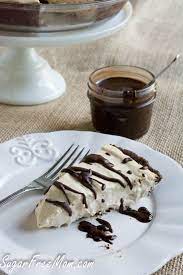 This unbelievably creamy peanut butter pie with peanut butter filled cookie crust is going to be your new favorite dessert! Sugar Free Peanut Butter Cheesecake Mousse Pie Keto No Bake
