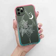 Casetify Impact Iphone 11 Pro Max Case Flowers And Moon 1 By Emanuela Carratoni Iphone Iphone 11 Apple Watch Models