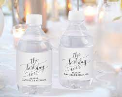 From weddings & birthdays to meetings & trade shows, we have a design for your water bottle labels. Wedding Water Bottle Label Water Bottle Label Printable Personalized Bliss Paper Boutique
