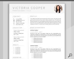 160+ free resume templates for word. Cv Template Resume Word Professional Resume Template Etsy